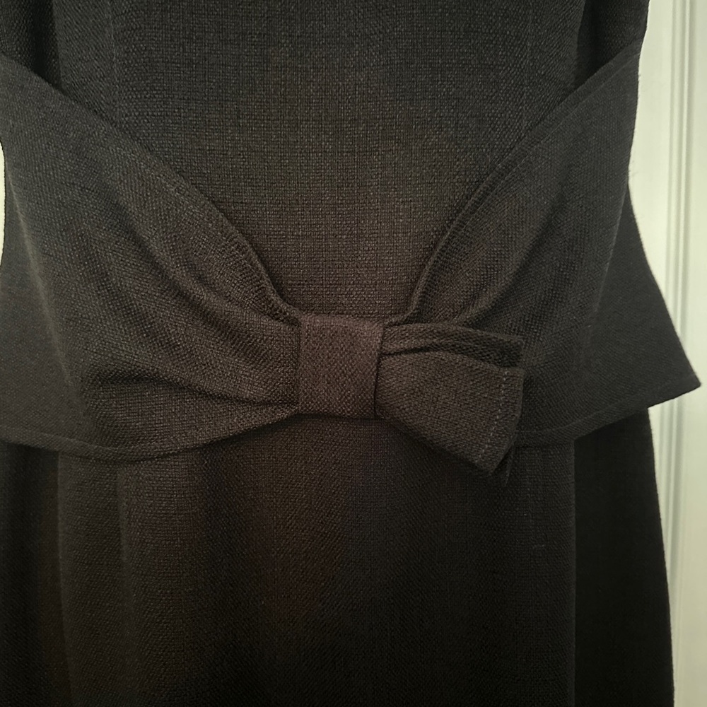 David Meister women’s black woven knit dress. Size 10 - Picture 7 of 14